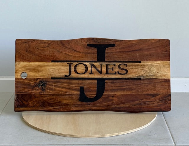 Personalized Wood Cutting Board