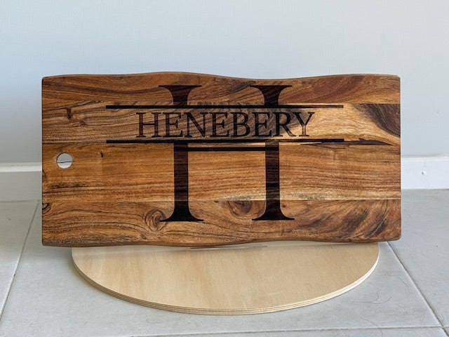 Personalized Wood Cutting Board
