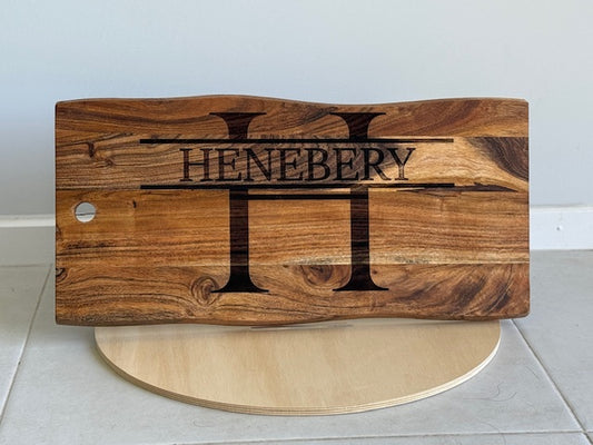 Personalized Wood Cutting Board