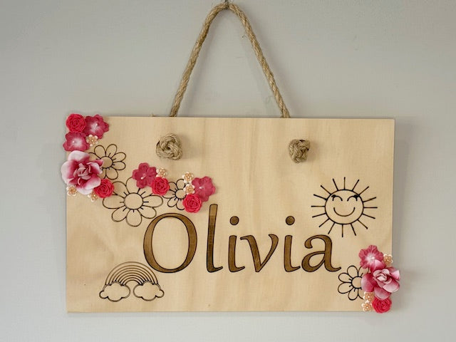 Bedroom Door Name Plaque