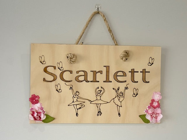 Bedroom Door Name Plaque