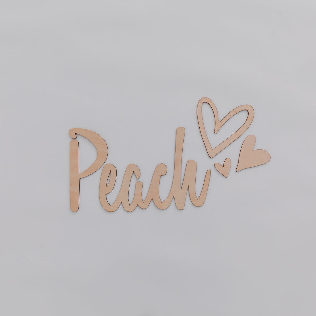 Personalised Script Name and Hearts Bundle