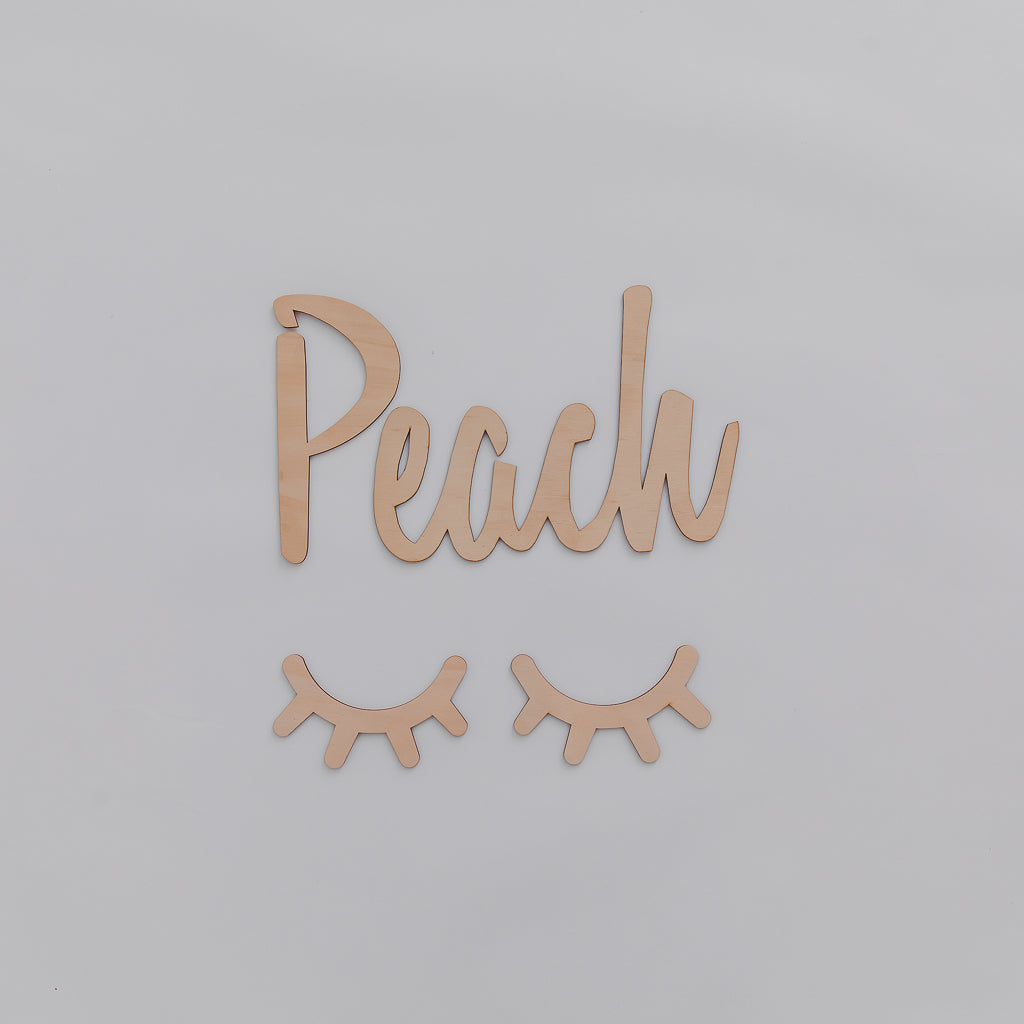 Personalised Script Name and Sleepy Eyes Bundle