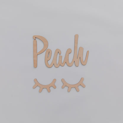 Personalised Script Name and Sleepy Eyes Bundle